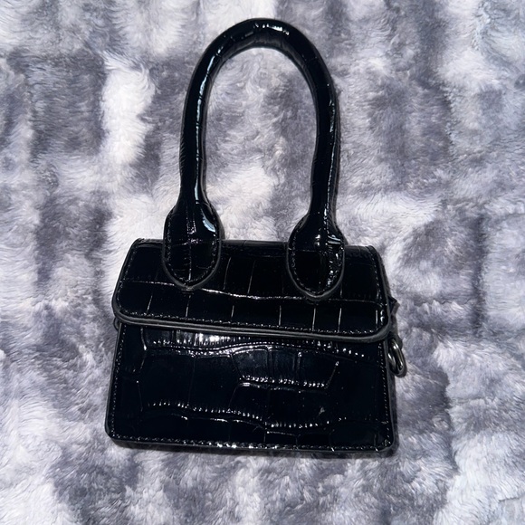 Mini black hour glass purse - Picture 1 of 3